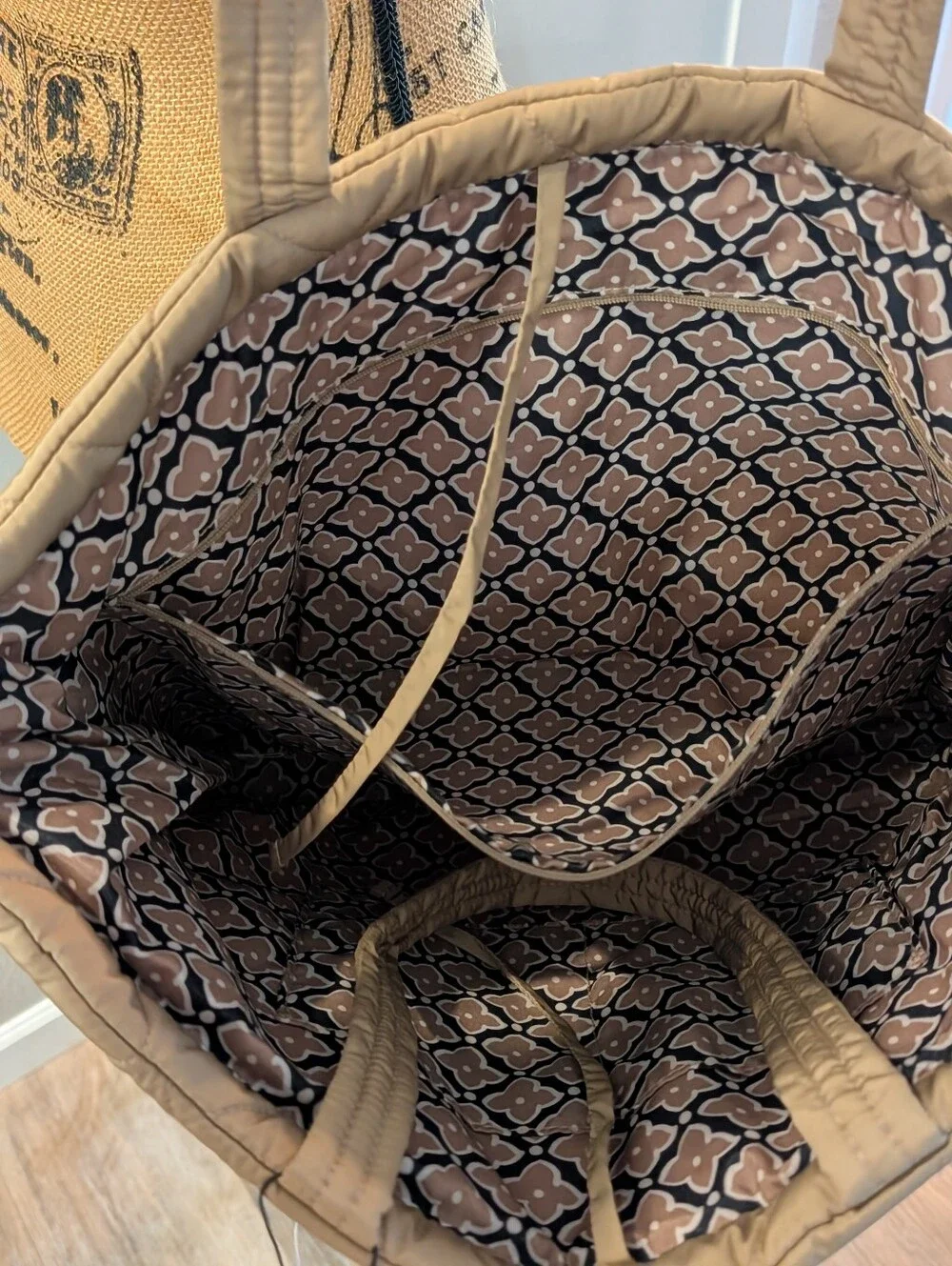 Vera Bradley Tan Tote Bag